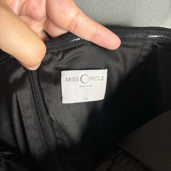 Miss Circle Ivanna Crystal Embellished Maxi Dress Black Size XS - Picture 12 of 13